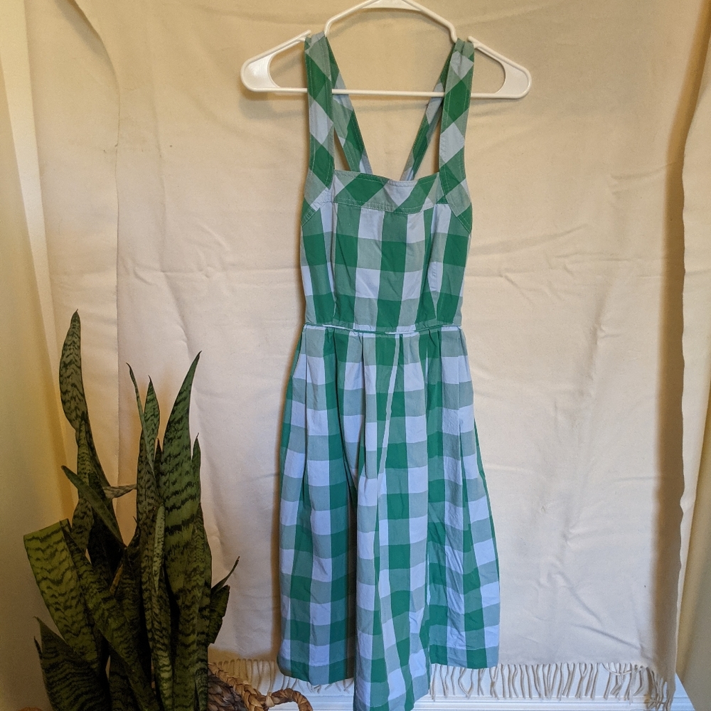 J Crew Gingham picnic dress